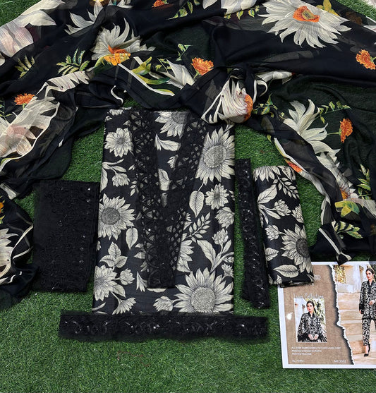 *Alhamdulillah*
𝘽𝙧𝙖𝙣𝙙 : *maria b baroque iznik replica
𝙎𝙩𝙪𝙛𝙛: *lawn 3pc