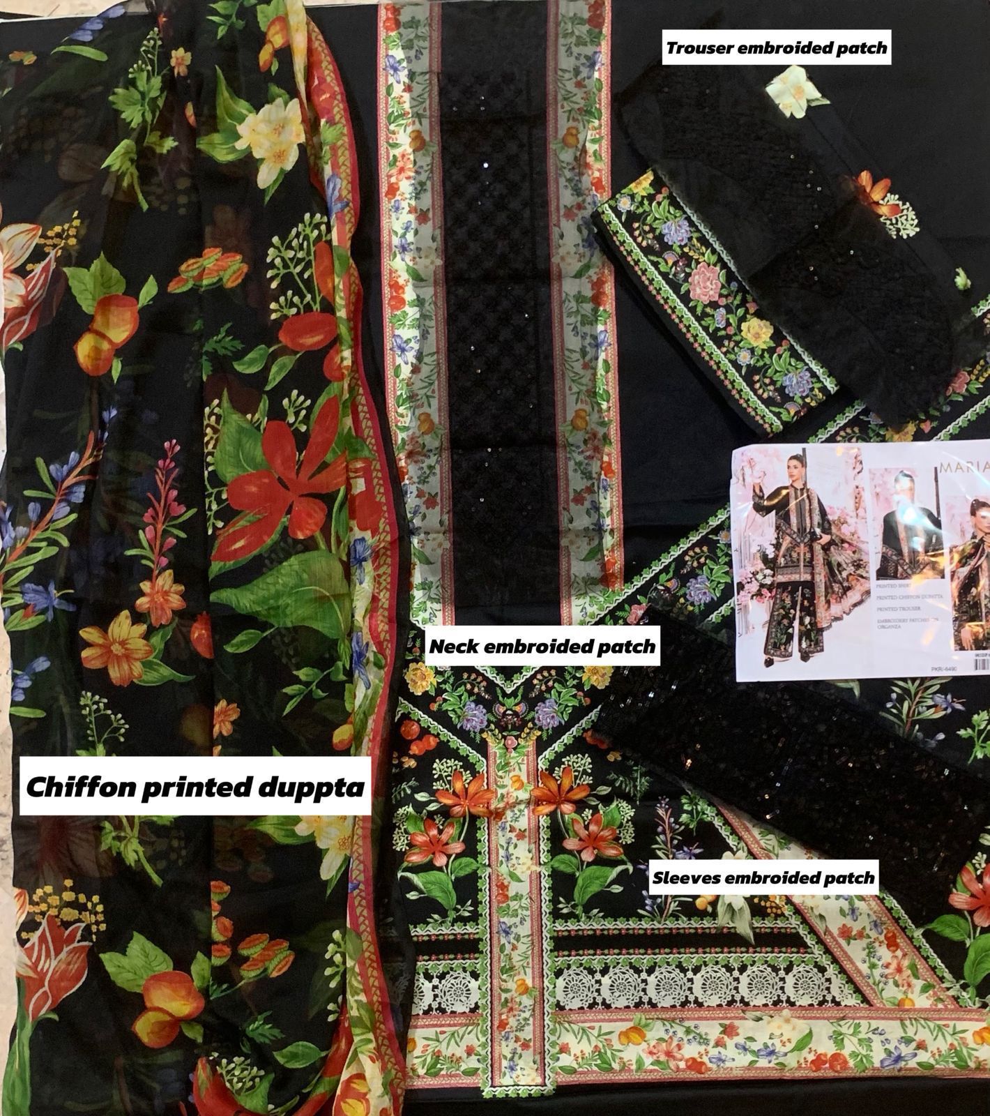 *Alhamdulillah*
𝘽𝙧𝙖𝙣𝙙 : *maria b baroque iznik replica
𝙎𝙩𝙪𝙛𝙛: *lawn 3pc